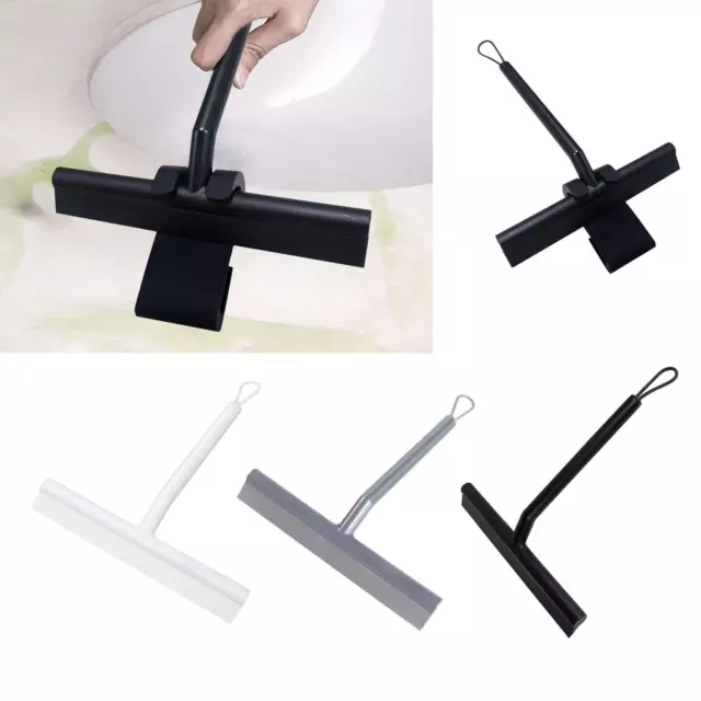 Shower Squeegee with Hook Water Wiper Portable for Tile Floor Bathroom