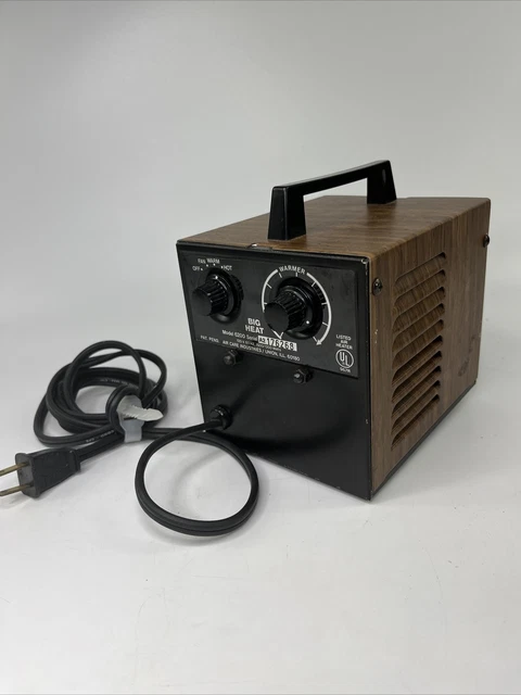 BIG HEAT MODEL 6200 Small Cube Space Heater Portable Tested Working 1500  Watt $49.95 - PicClick