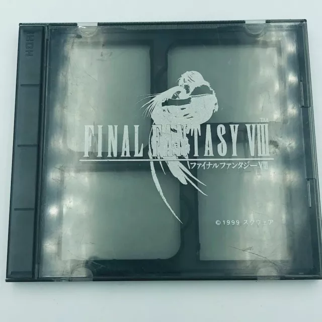 Final Fantasy VIII Playstation PS1 4x memory card holder case 1999 by Hori
