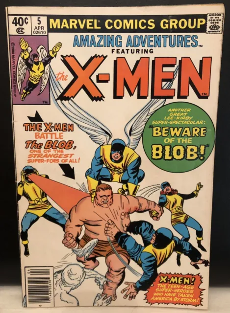 Amazing Adventures #5 Comic Marvel Comics Bronze Age X Men