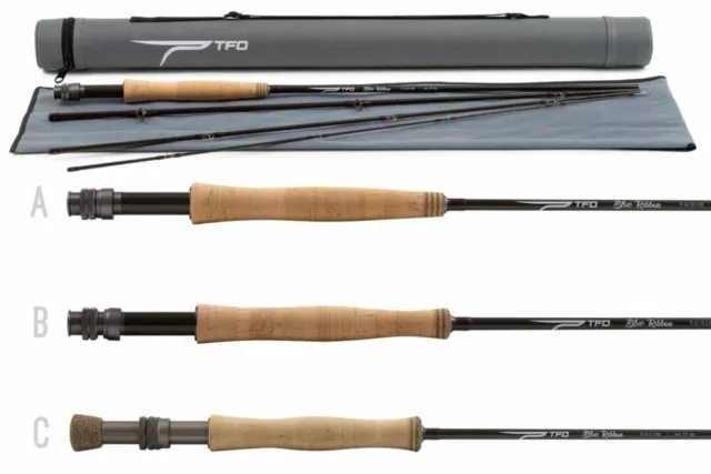 Tfo Temple Fork Outfitters Blue Ribbon 10' Foot #3 Weight 4Pc Fly Rod