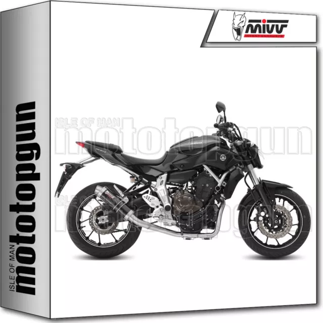 MIVV Y.045.LXB scarico completo hom gp nero yamaha mt-07 mt07 2016 16