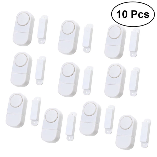 10 piezas mini ventana alarma sirena sistema de alarma ventana alarma puerta protección antirrobo