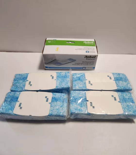 Lot of 3 iRobot Braava Jet Wet Mopping Pads 10 Pack - 30 Total NEW