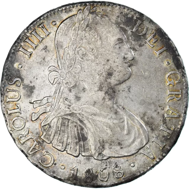 [#1066579] Monnaie, Espagne, Charles III, 8 Reales, 1808, Potosi, PJ, TTB, Argen