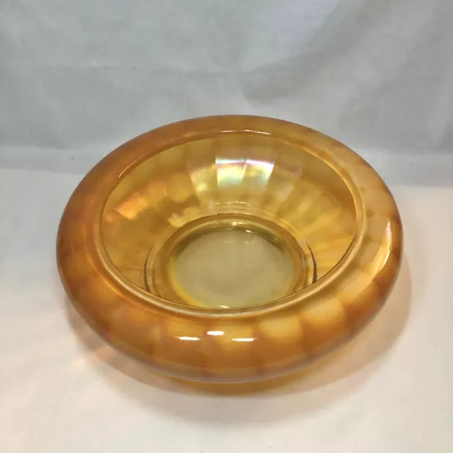 Vintage Marigold Carnival Glass Bowl