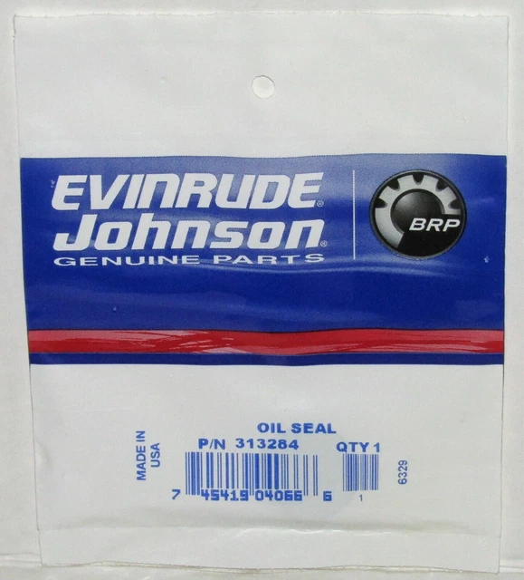 New Evinrude Johnson Genuine Parts Marine Boat Oil Seal Part No. 313284