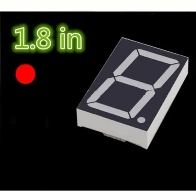 1.8 inch 1 digit Red Led Display 7 segment Common Cathode New