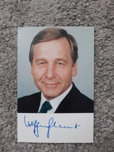 Wolfgang Clement - SPD - AK Autogrammkarte - original signiert