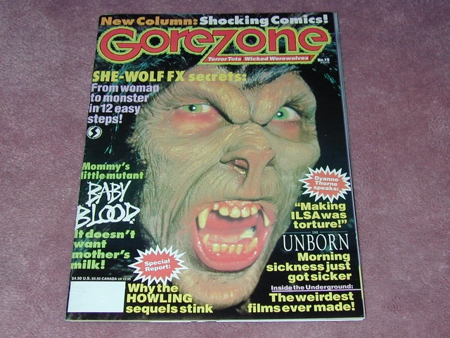 GOREZONE magazine # 19,  Free Shipping USA, Gore Zone