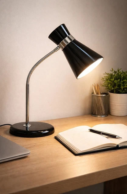 Lampe De Bureau Classique Style Banquier – Hofstein, Métal Laiton/vert, Neuve
