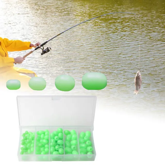 100PCS FISH EYES Shaped Beads Fishing Tackle Lures Tool for Lake