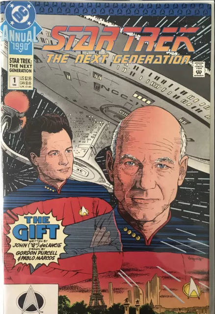 Star Trek: The Next Generation (1989 series) Annual #1 &#2 VG DC comics