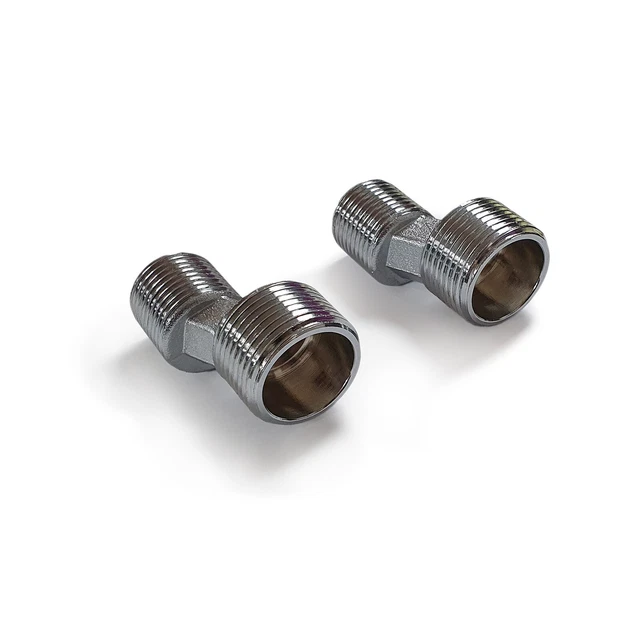 ROUND METAL BATHROOM Bar Shower Fitting Kit SUnion Reducer Concealing