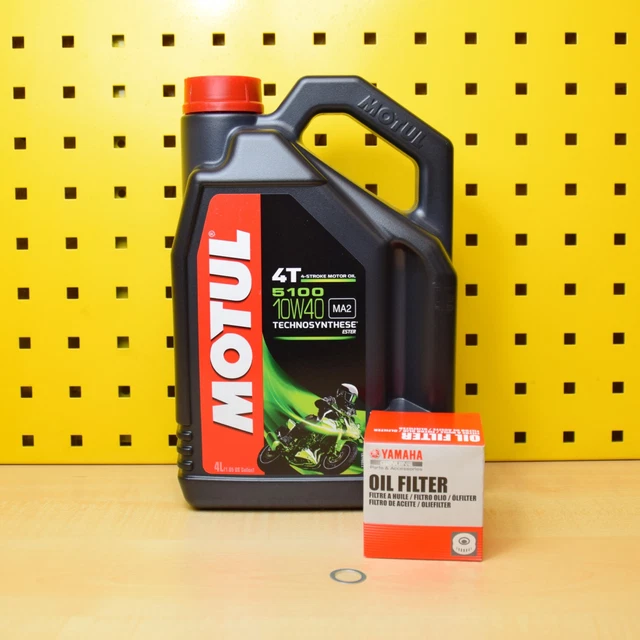 thumbnail image 2 of MOTUL Oil Change Kit For Yamaha Tracer 9 GT (2021) – Includes Specific Oil Filter And Premium Engine Oil 2 of 5