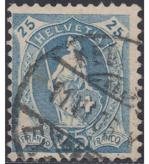 Schweiz Nr. 81 gestempelt "Stehende Helvetia 1906"