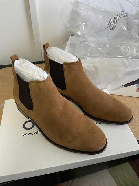 OFFICE BARKLEY 2 Chelsea Boots Tan Suede Men s UK 9 RRP 70 44.00