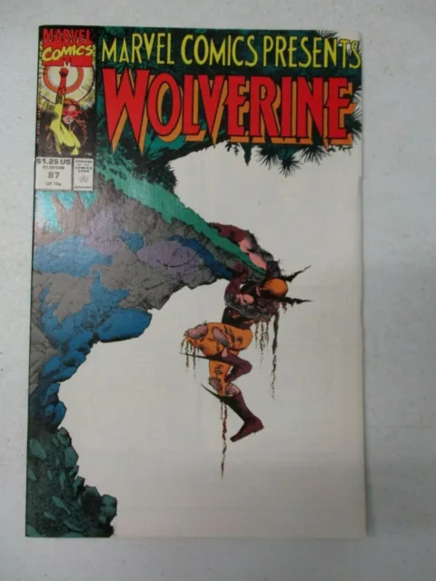 Marvel Comics Presents #87 1991 Nm- Near Mint 9.2 Wolverine Sam Keith Art Cover