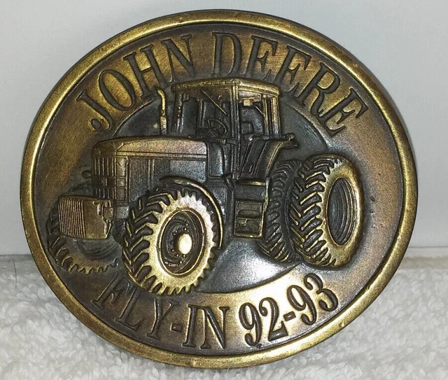 John Deere Fly In 92-93 Belt Buckle