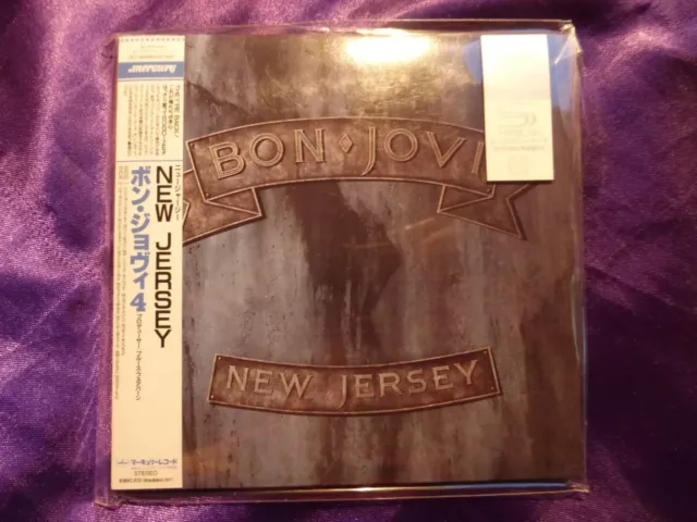 Bon Jovi  New Jersey CD SHM Remaster Japon + OBI Backstage pass titres bonus