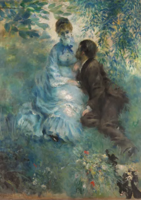 Auguste Renoir - A4 size 21x29.7cm Retro Canvas Art Print Poster Unframed