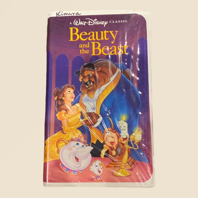 THE BEAUTY AND The Beast (VHS) Disney Movie, A Walt Disney Classic 5.