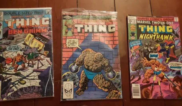 Marvel Two-In-One Lot Of Three 34, 91, 100! F-Vf
