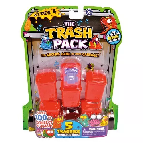 Trash Pack 5-trashies Series 4 Blister Pack Damaged Packaging