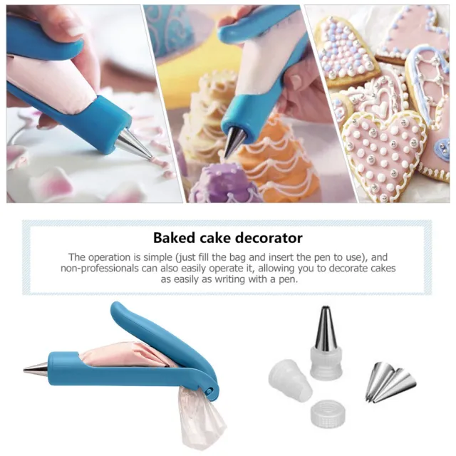 LF# DIY Icing Pen Nozzles Set Cream Syringe Tips Muffin Dessert Pastry Bag Coupl
