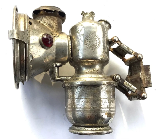 VINTAGE ANCIEN RARE Laiton Joseph Lucas Ltd Bicycle Lampe Lanterne