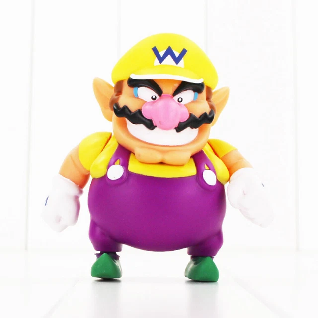 SUPER MARIO BRO Game 1PCS Wario Mini PVC Action Figure Gift Kids Toy