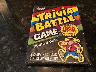 1984 Topps TRIVIA BATTLE GAME CARDS Complete Set