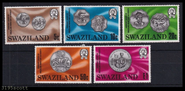 1979 Swaziland Coins SG327-331 Set UM MNH 1979 Swaziland Coins SG327-331 Set UM MNH