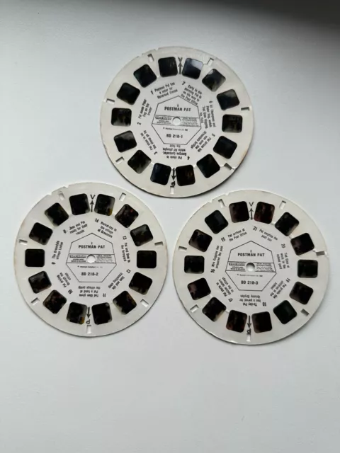 3 Rainbow Brite Viewmaster Reels