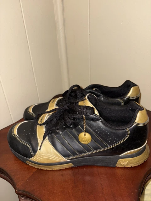adidas gazelle silver green womens Adidas Missy Elliot “Respect Me” Black/Golden Boxer Boots – VOODOO WAREHOUSE main image 1