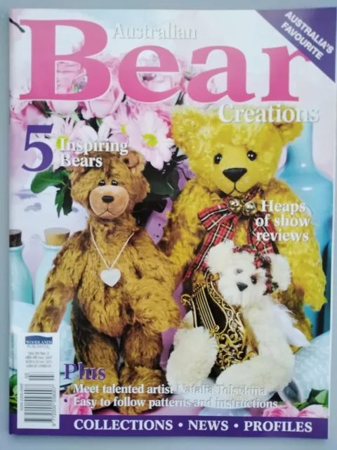 AUSTRALIAN BEAR CREATIONS Magazine, Vol.20 No.2, Lots of Craft Projects for you