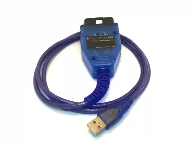 FIAT ALFA OBD DIAGNOSTIC LEAD SWITCH No need for adapters Multiecuscan OLDER CAR