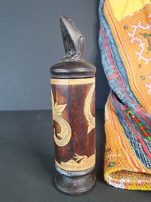 Old East Timor Bamboo Beetle Nut Container …beautiful collection 3