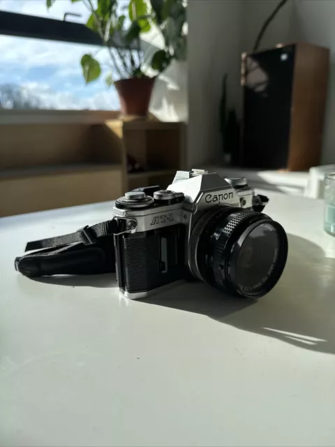 Canon AT-1 35mm SLR Film Camera With Canon  Lens