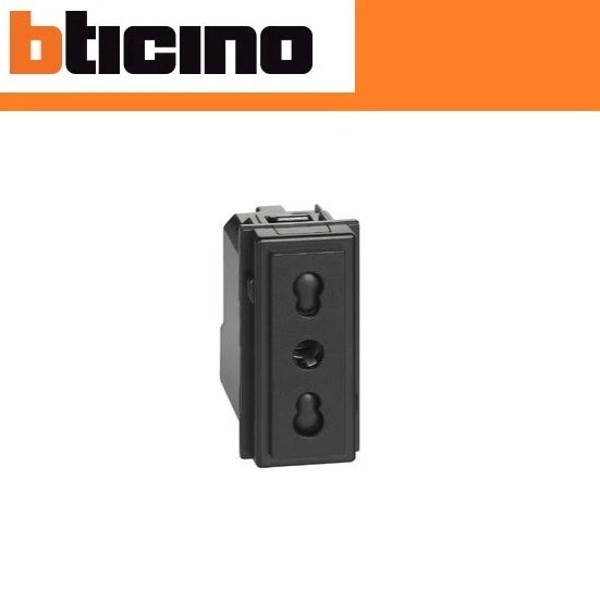 Presa Bipasso Compatibile Con Bticino Matix Come Am5180 - Foto 5