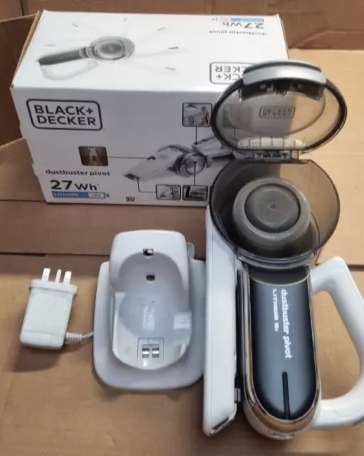 BLACK+DECKER PV1820LGB 18V Lithium-Ion Compact Pivot Vacuum Dark Titanium (Used)