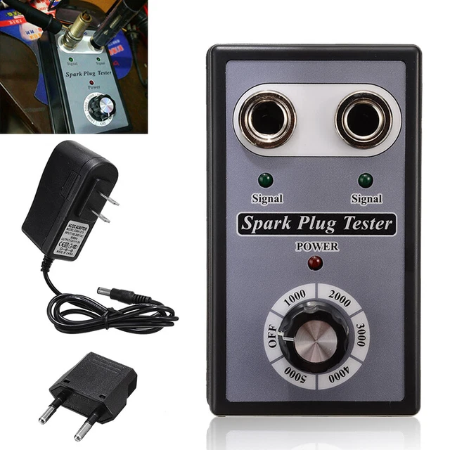 Two Channel Spark Plug Simulator Tester Ignition system Analyzer 12V Gasoline +