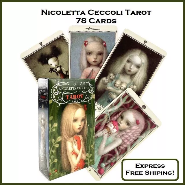 Nicoletta Ceccoli Tarot: Tarot Deck 78 Cards Oracle English Version Divination