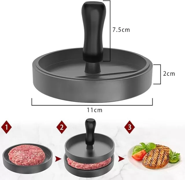 COFUN Accessorio Tritacarne per Kitchenaid Robot Da Cucina, Con 4 Piastre Di Mac
