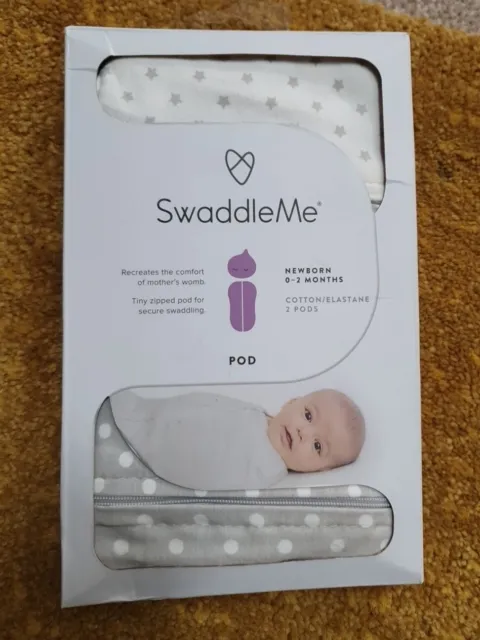 Baby Swaddle Me Pod Newborn 0-2 Months Small Brand New Unisex Boy Girl
