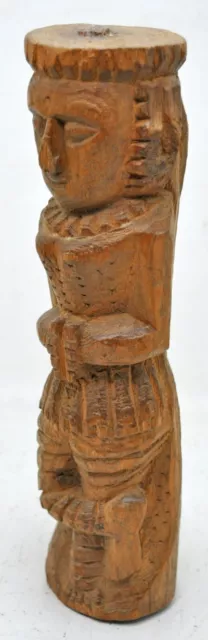 Antigüedad Madera Tribal Goddess Estatua Figura Original Viejo Fino Mano Tallada 3