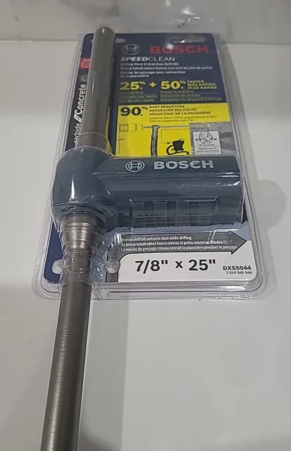 Bosch DXS5044 SDS-max Speed Clean Dust Extraction Bit, 7/8"x25"