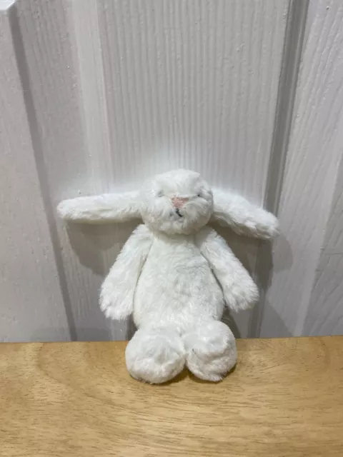 Jellycat Small Bashful White Cream Bunny Rabbit Soft Plush Toy Read Description