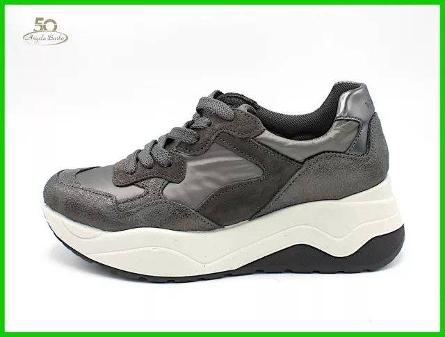 Igi & Co Chaussures pour Femmes Baskets Compensées Platform Sportif Et en Cuir