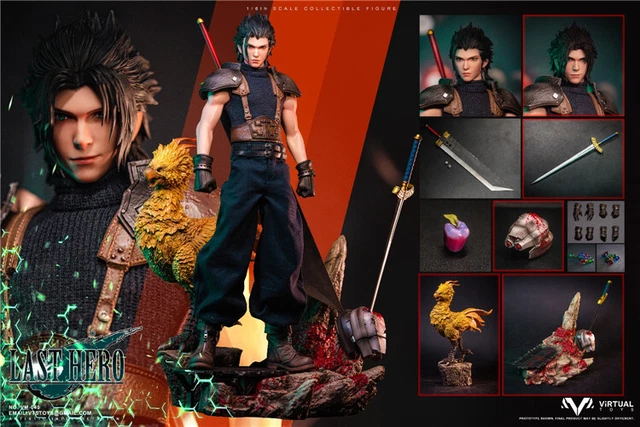 New In Stock Vtstoys Vm-040 Zack Fair Deluxe Edition Action Figure Model